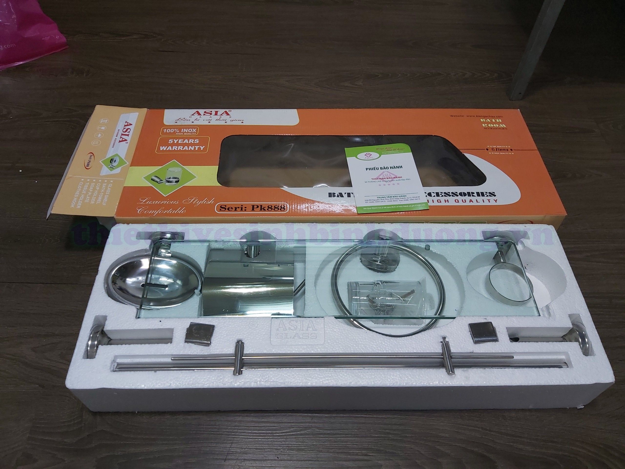 Bộ phụ kiện nhà tắm Asia A888